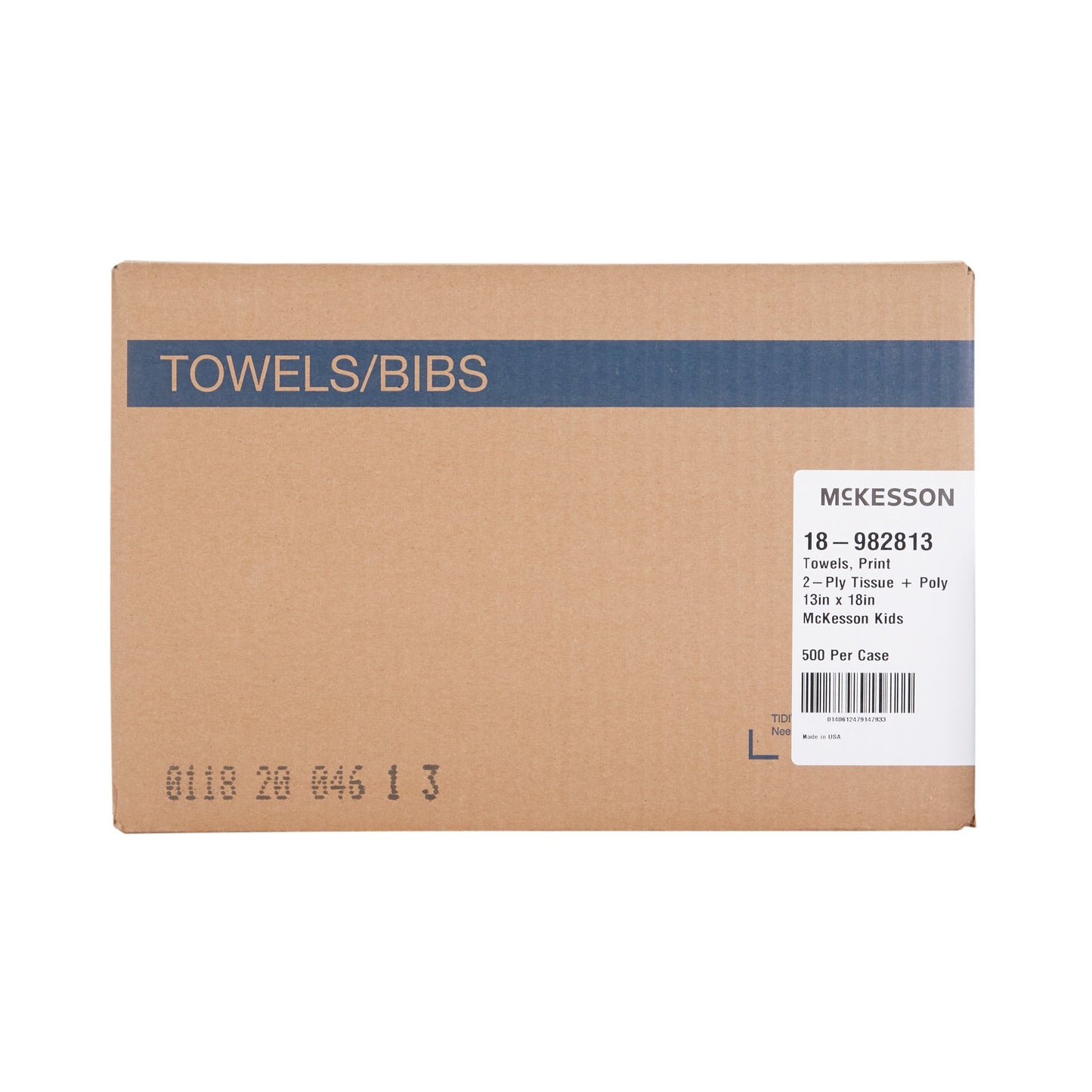 TOWEL, PRO 2PLY/POLY MCK KIDSPRNT 13X18