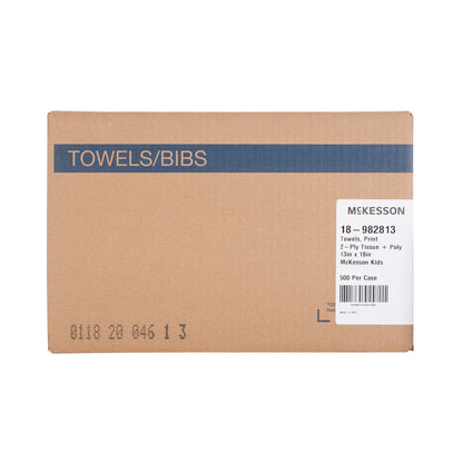 TOWEL, PRO 2PLY/POLY MCK KIDSPRNT 13X18