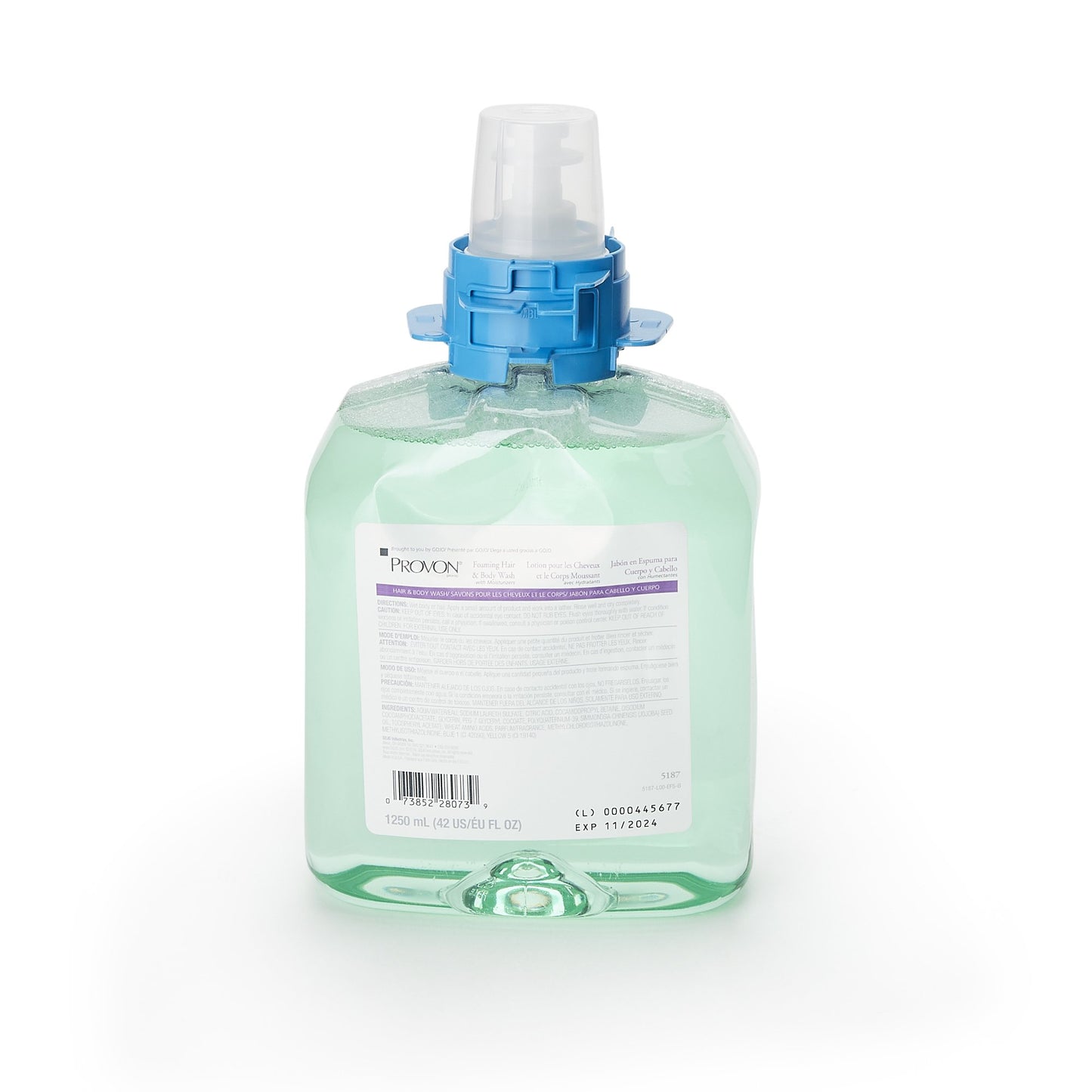 SOAP, F/BODY & HAIR W/MOIST 1250ML