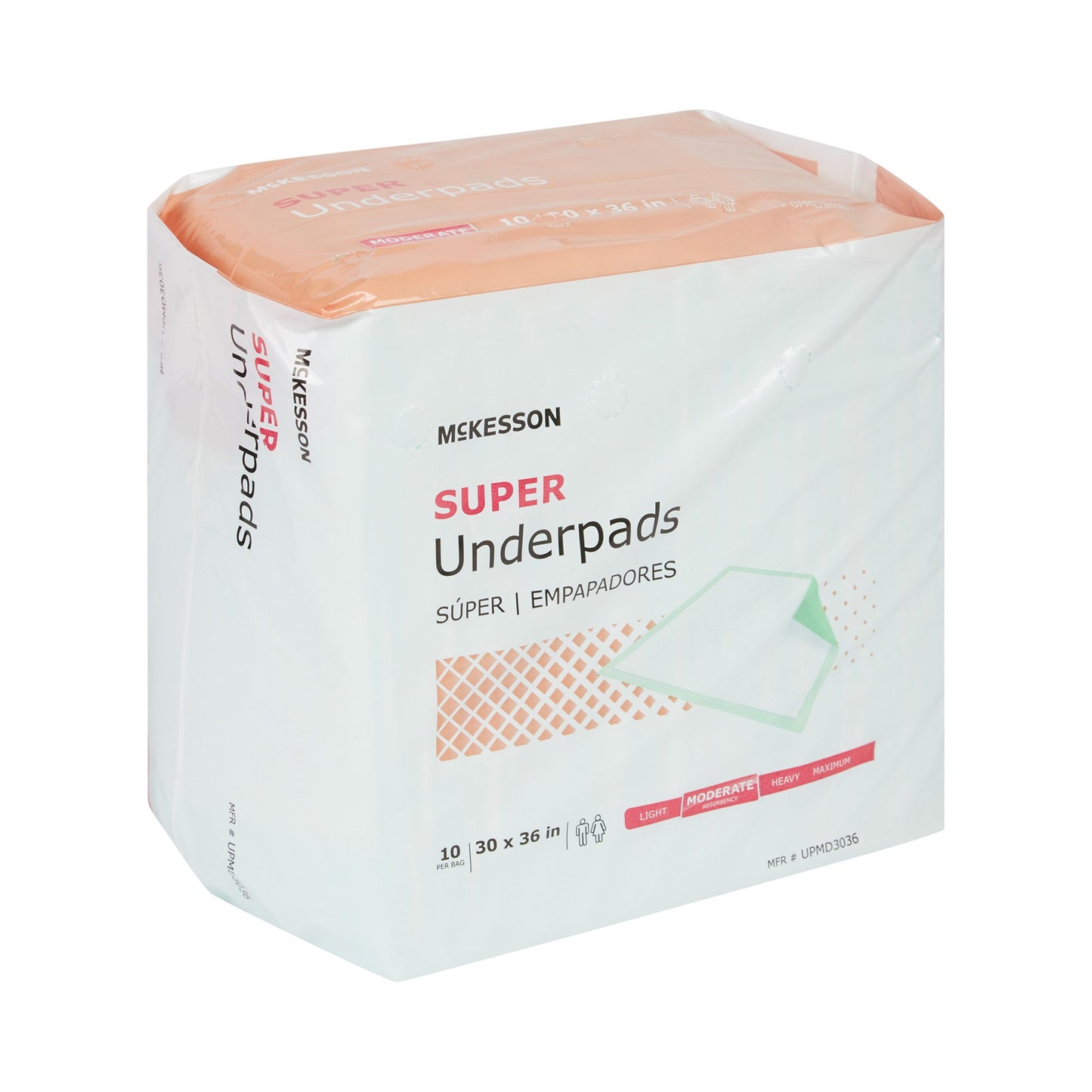 UNDERPAD, MODERATE ABSRB 30X36