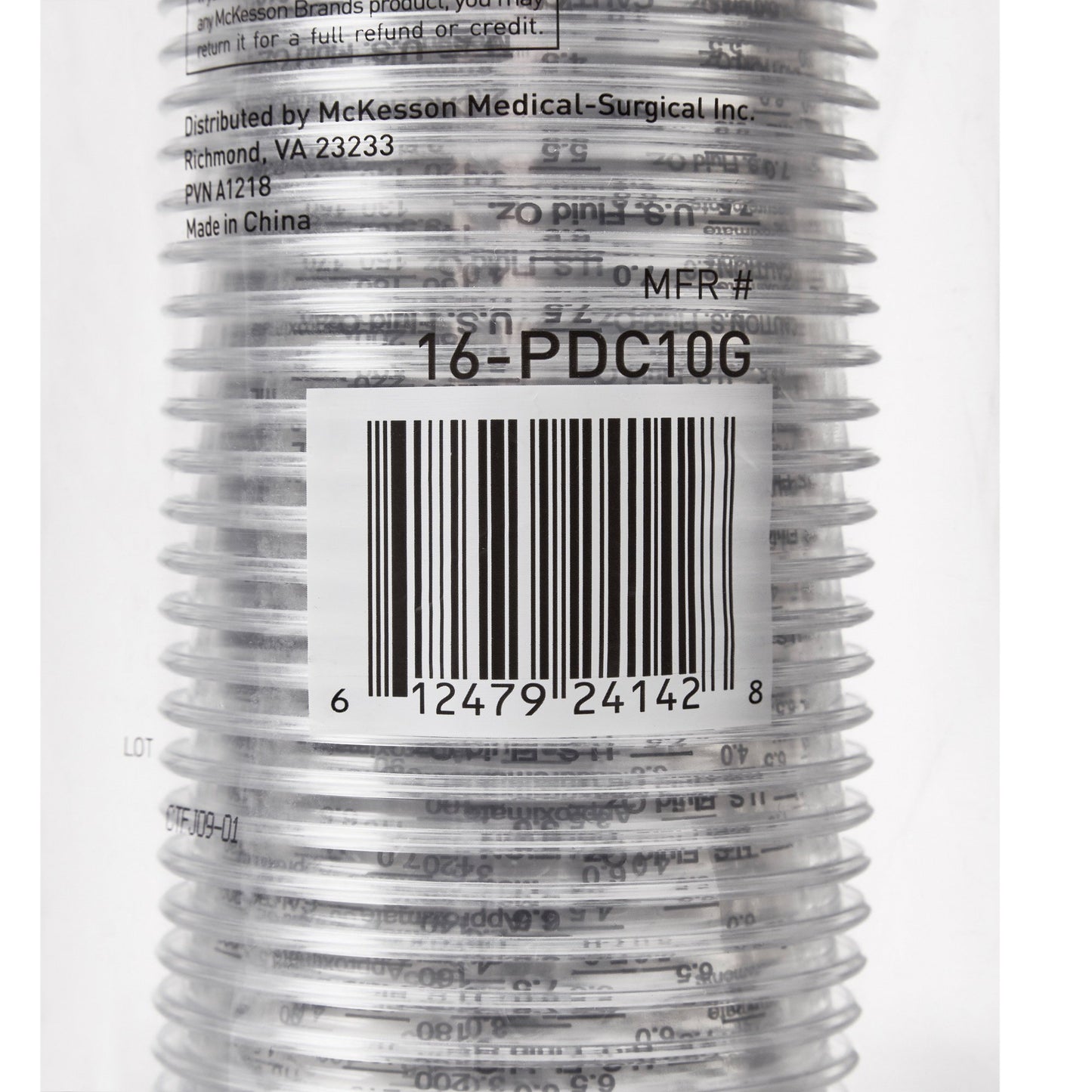 CUP, DRINKING GRADUATED PLAS CLR 10 OZ