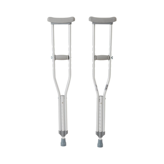 CRUTCH, ALUM PSH-BTN ADJ YTH 350LB