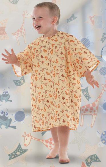 GOWN, ALL STAR FLAME OUT CHLDYLW SM FSHNSL