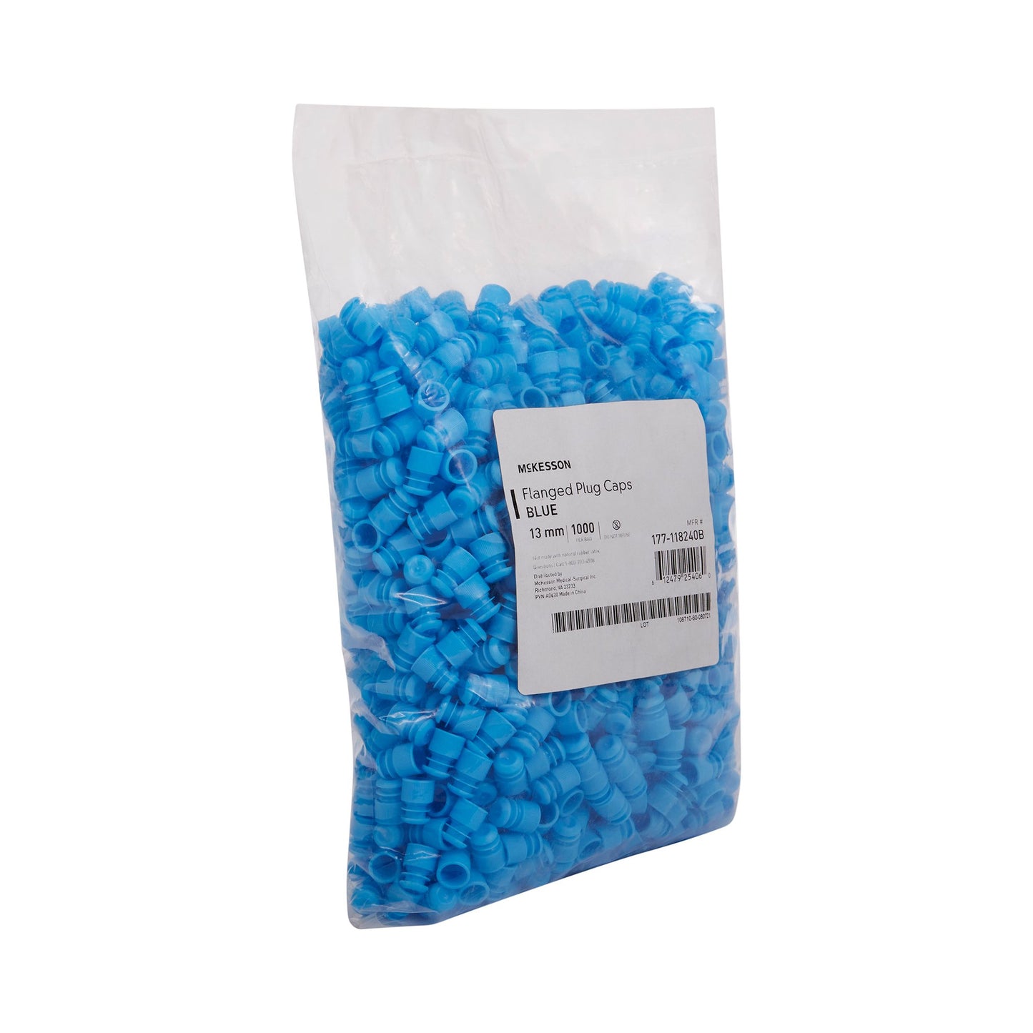 CAP, VAC TUBE BLU 13MM