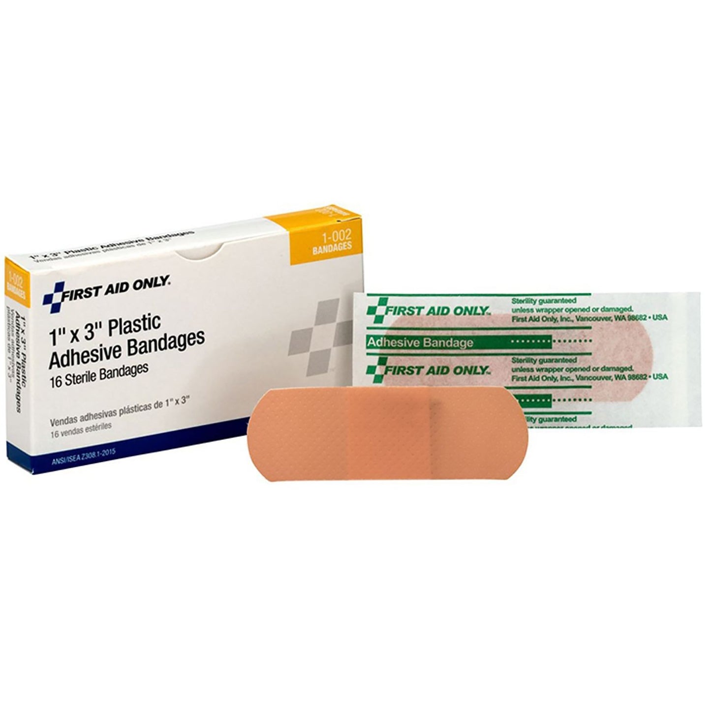 BANDAGE, ADH PLAS 1"X3"