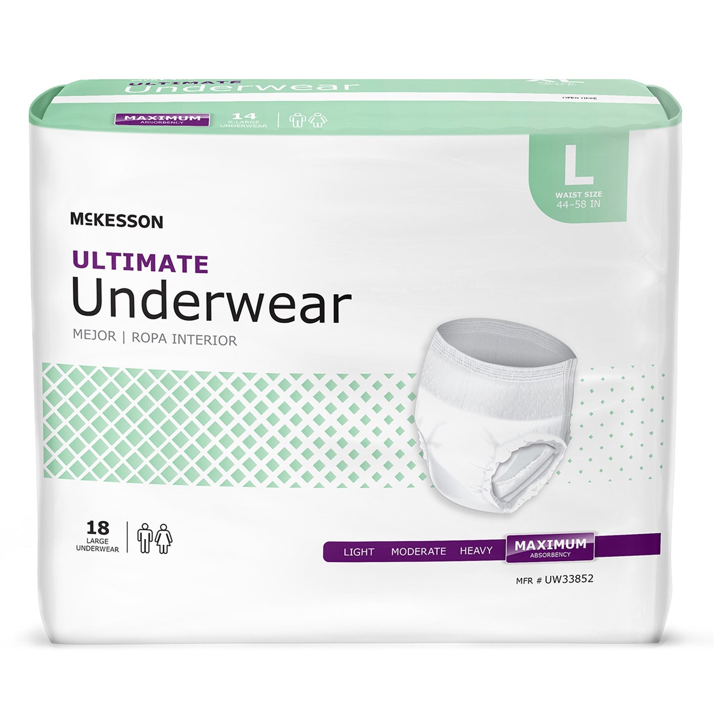 UNDERWEAR, ULTIMATE LG 44-58