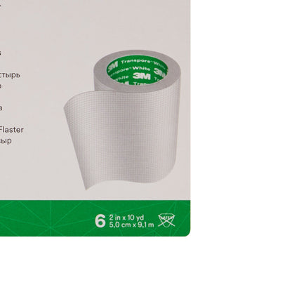 TAPE, ADHSV TRANSPORE WHT 2"