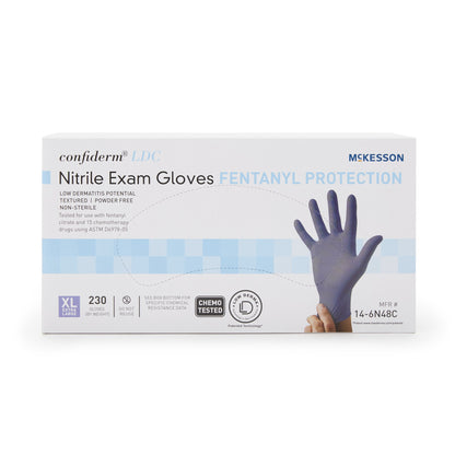 GLOVE, EXAM NTRL XL N/S CHEMOLDC BLU