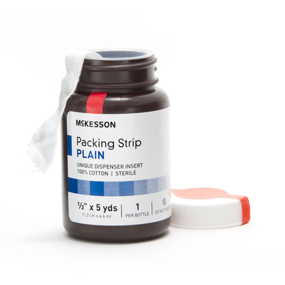 PACKING STRIP, NASAL PLAIN STRLF 1/2"X5YDS