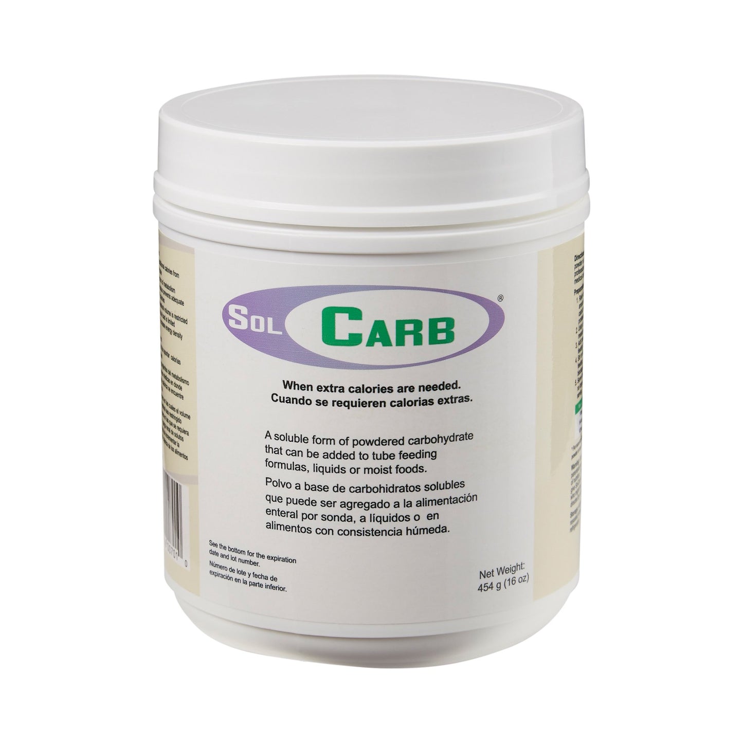 POWDER, SOLCARB CARBOHYD 454GMJAR