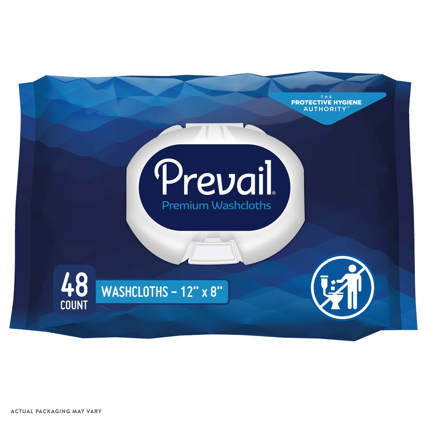WASHCLOTH, PREVAIL SF PK DISP12"X8"