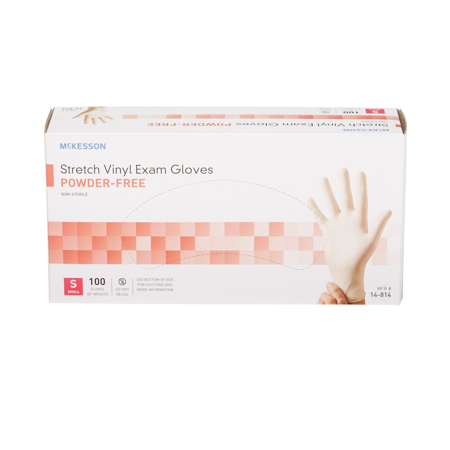 GLOVE, EXAM VNYLSTRCH SM N/S