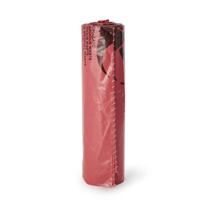 BAG, BIOHAZ HD LLDPE RED 40X461.6MIL