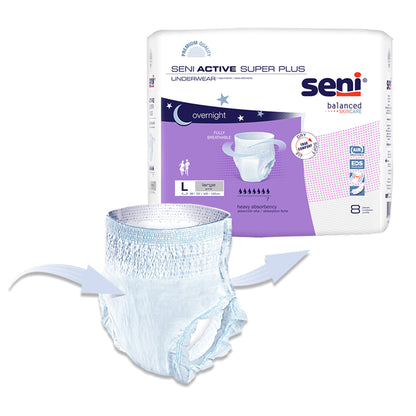 UNDERWEAR, INCONT ACTIVE SUPER+ LG 39"-53"