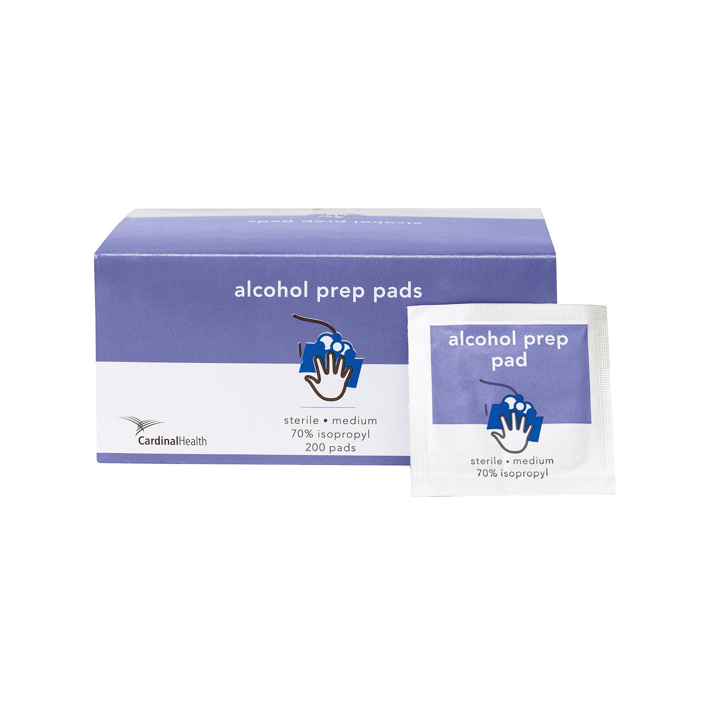PAD, ALCOHOL PREP ISOPROPYL MED 70%