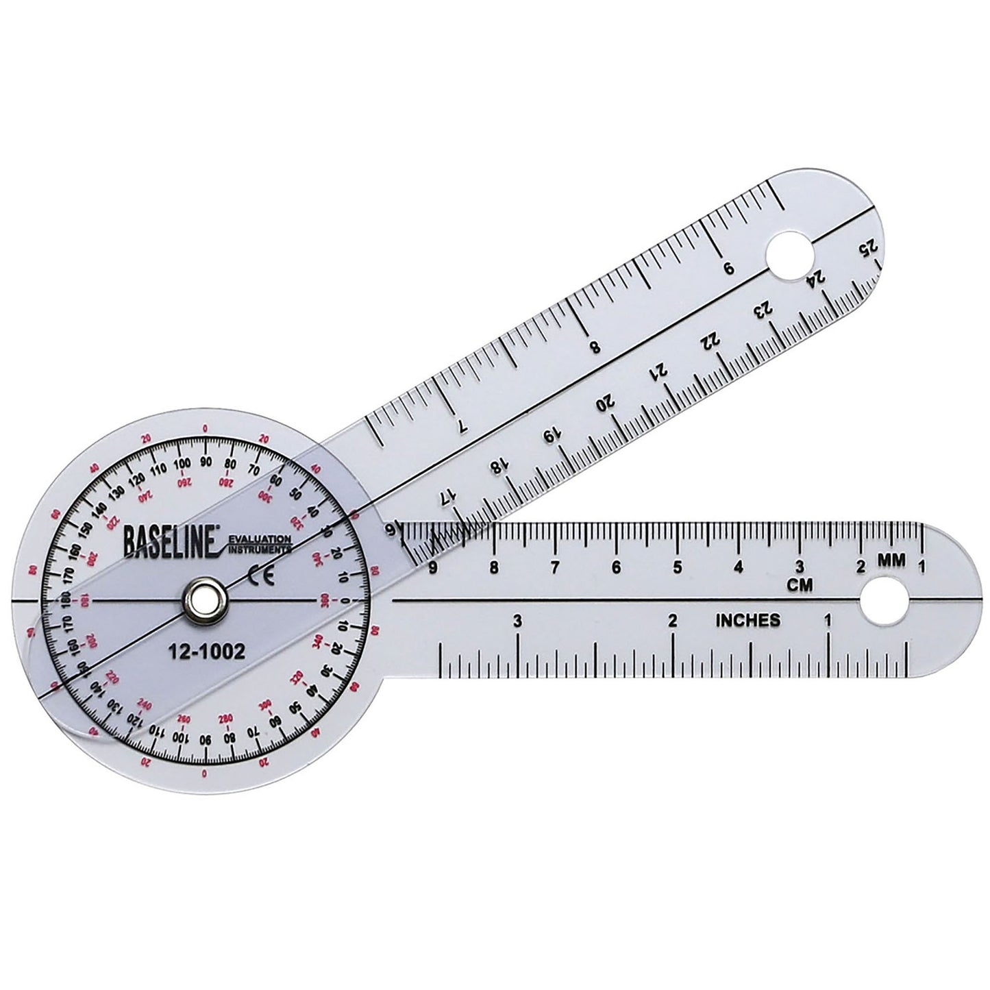 GONIOMETER, ISOM 360DEGREES PLAS CLR 6" FABENT