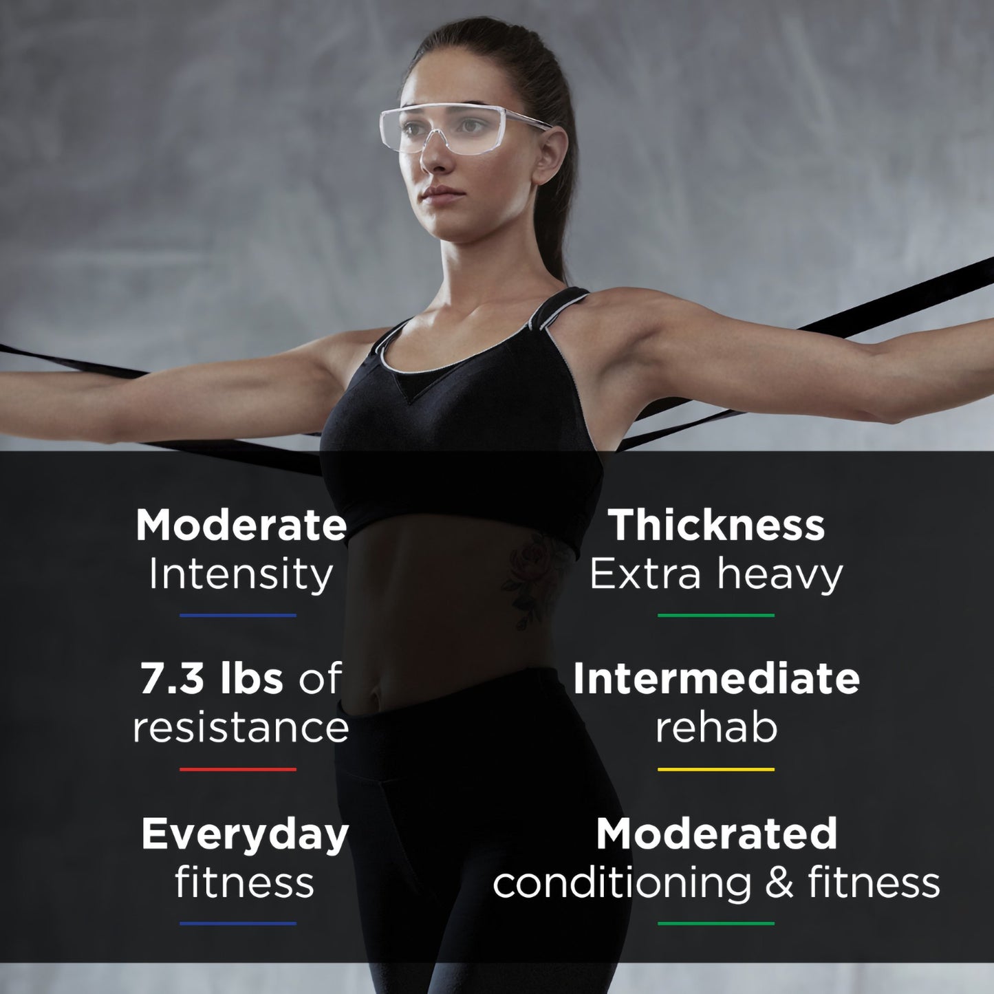 THERABAND, LF BLK