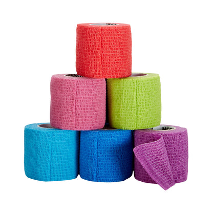 BANDAGE, COHESIVE N/S COLORPK2"