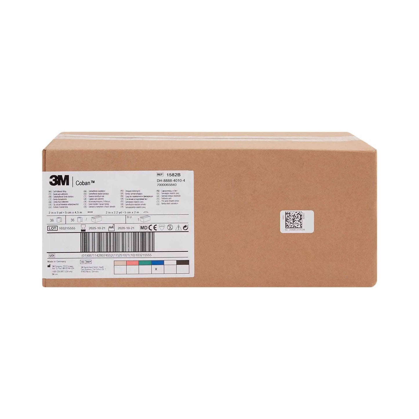BANDAGE, COBAN ELAS BLU 2"X5YDS
