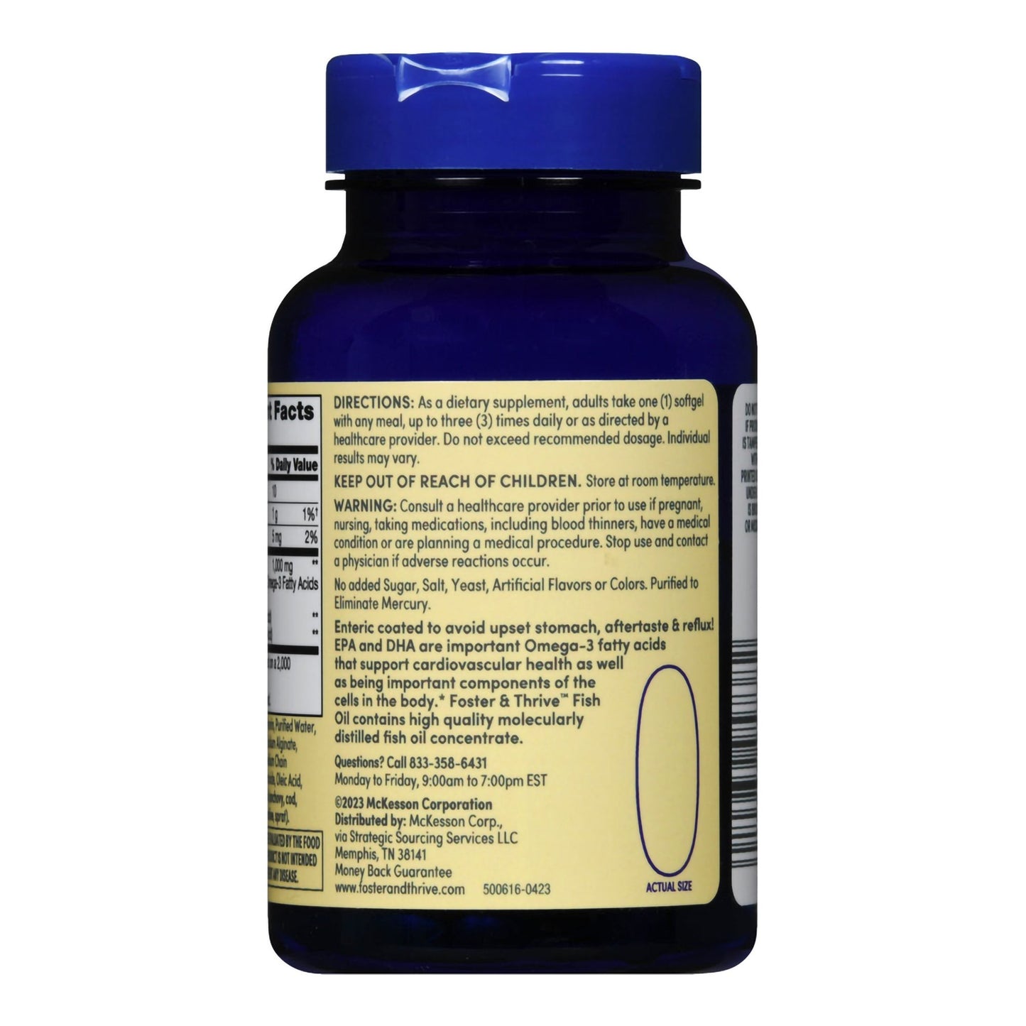 FISH OIL, CAP SGEL FT SM 1000MG