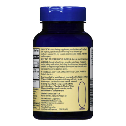 FISH OIL, CAP SGEL FT SM 1000MG