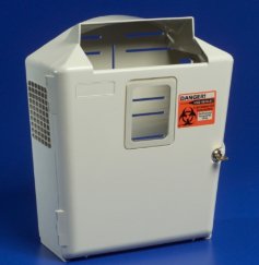 ENCLOSURE, SHARPS WALL 3GAL W/VIEW PORTS
