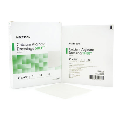 DRESSING, CALCIUM ALGINATE SHEET 4"X4.75"