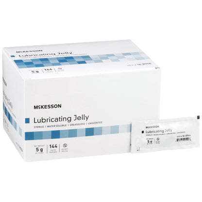 LUBRICATING JELLY, STR FOIL PKT 5GRAM