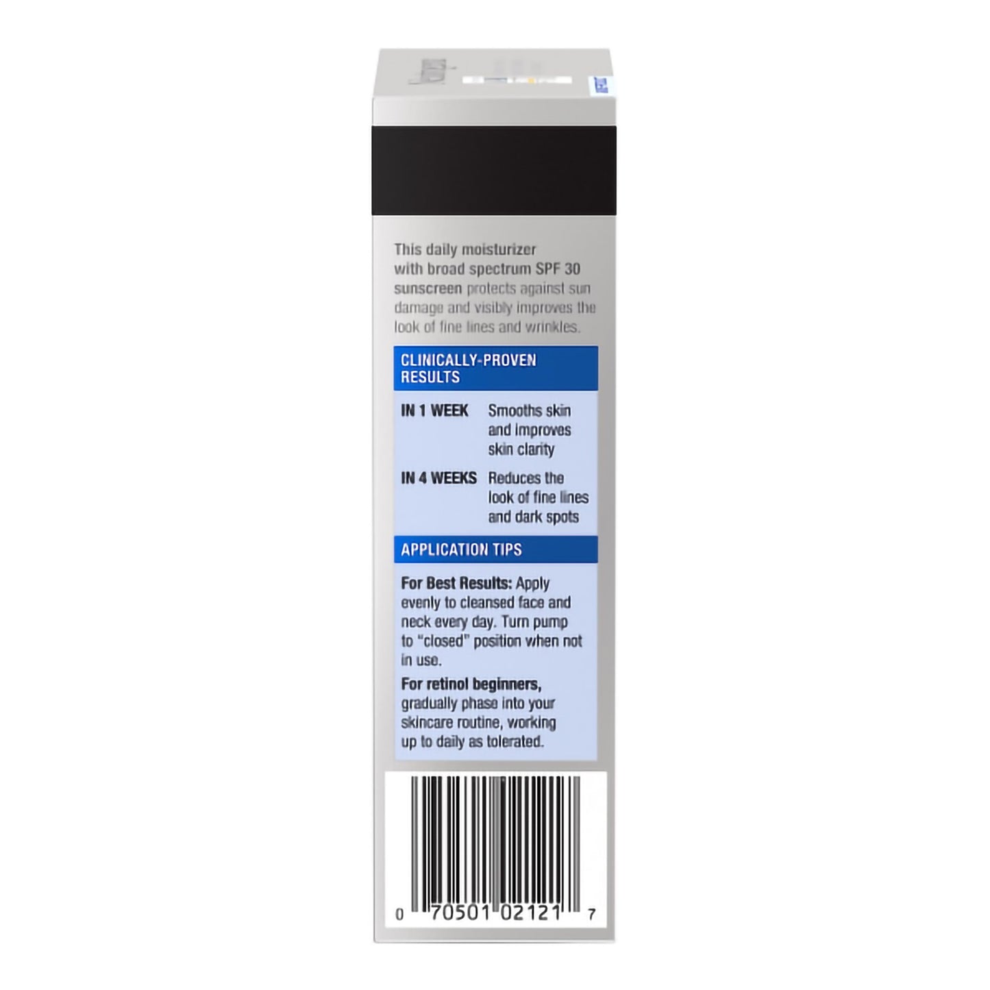 NEUTROGENA, CRM RAPID WRINKLEMOISTURIZER SPF30 1OZ