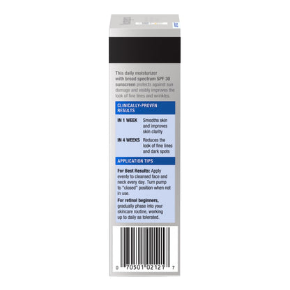 NEUTROGENA, CRM RAPID WRINKLEMOISTURIZER SPF30 1OZ