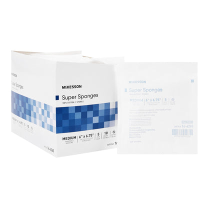 SPONGE, SUPR 6"X6 3/4" MED STRLF