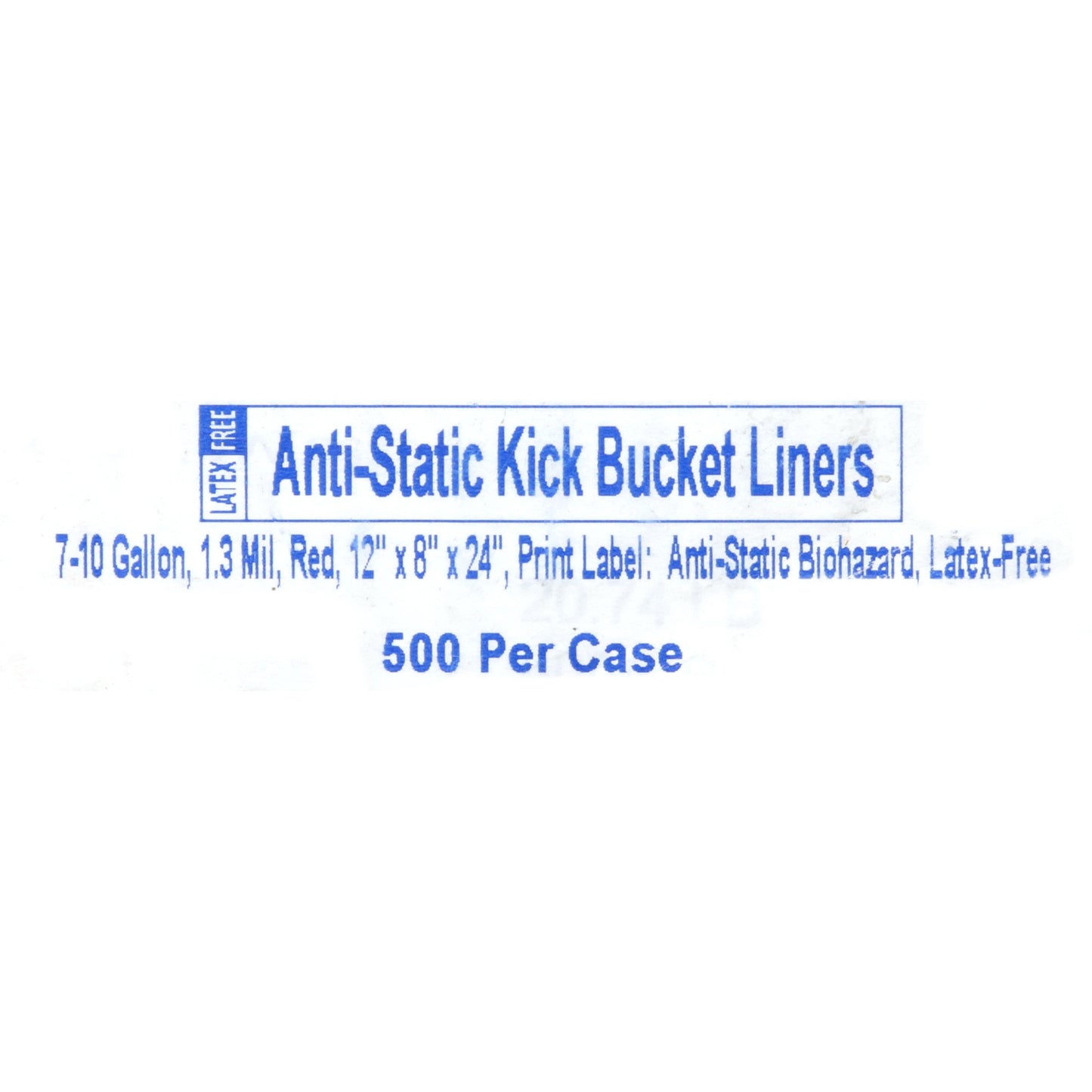 LINER, KICK BUCKET ANTISTATICRED