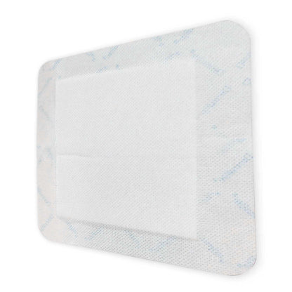 GAUZE, 4"X4" PAD 6"X6" OVERALLBORDER 100/PK DERMRT