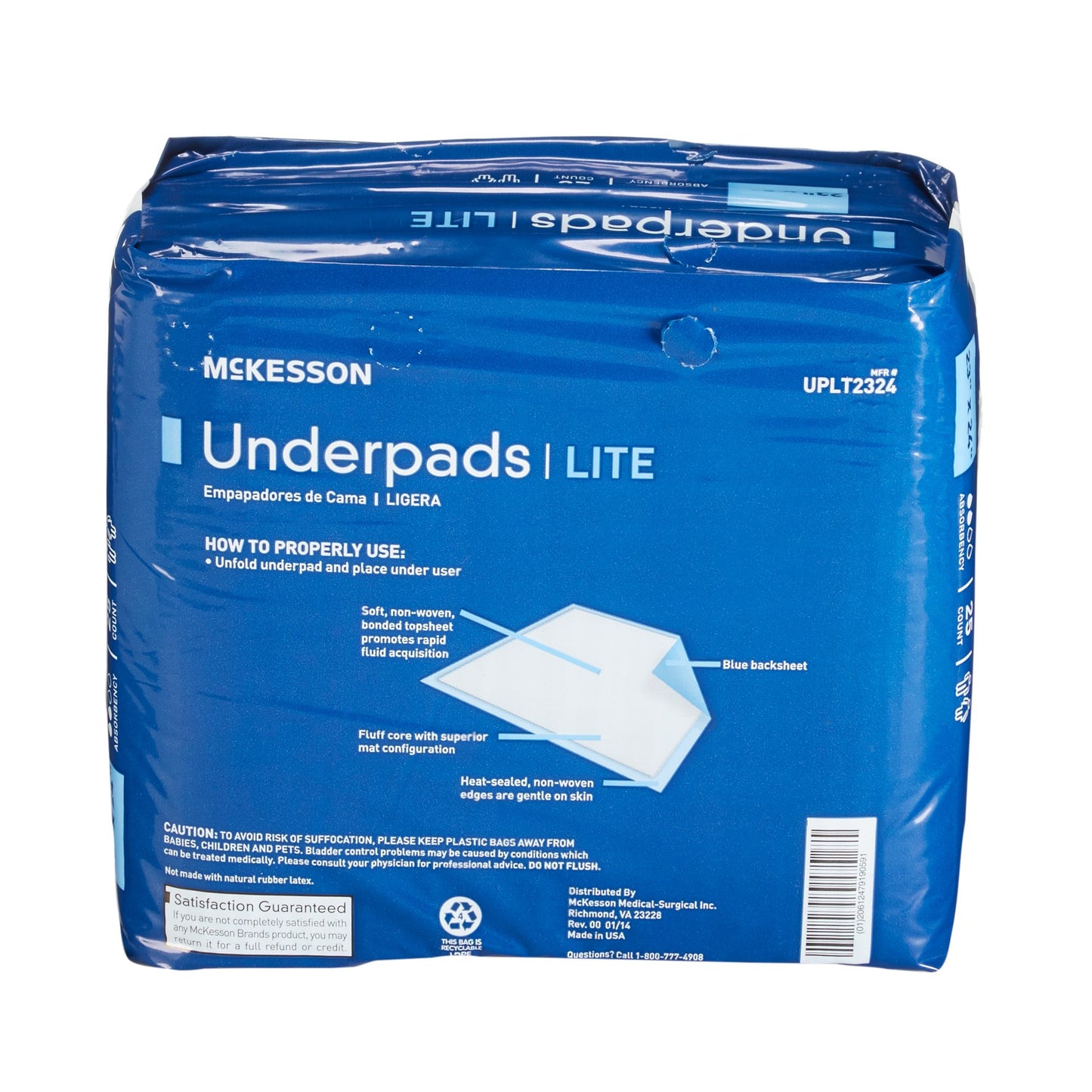 UNDERPAD, LIGHT ABSRB 23X24
