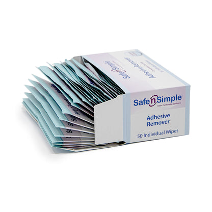 WIPE, CLNSR PERI-STOMA ADH/REMV
