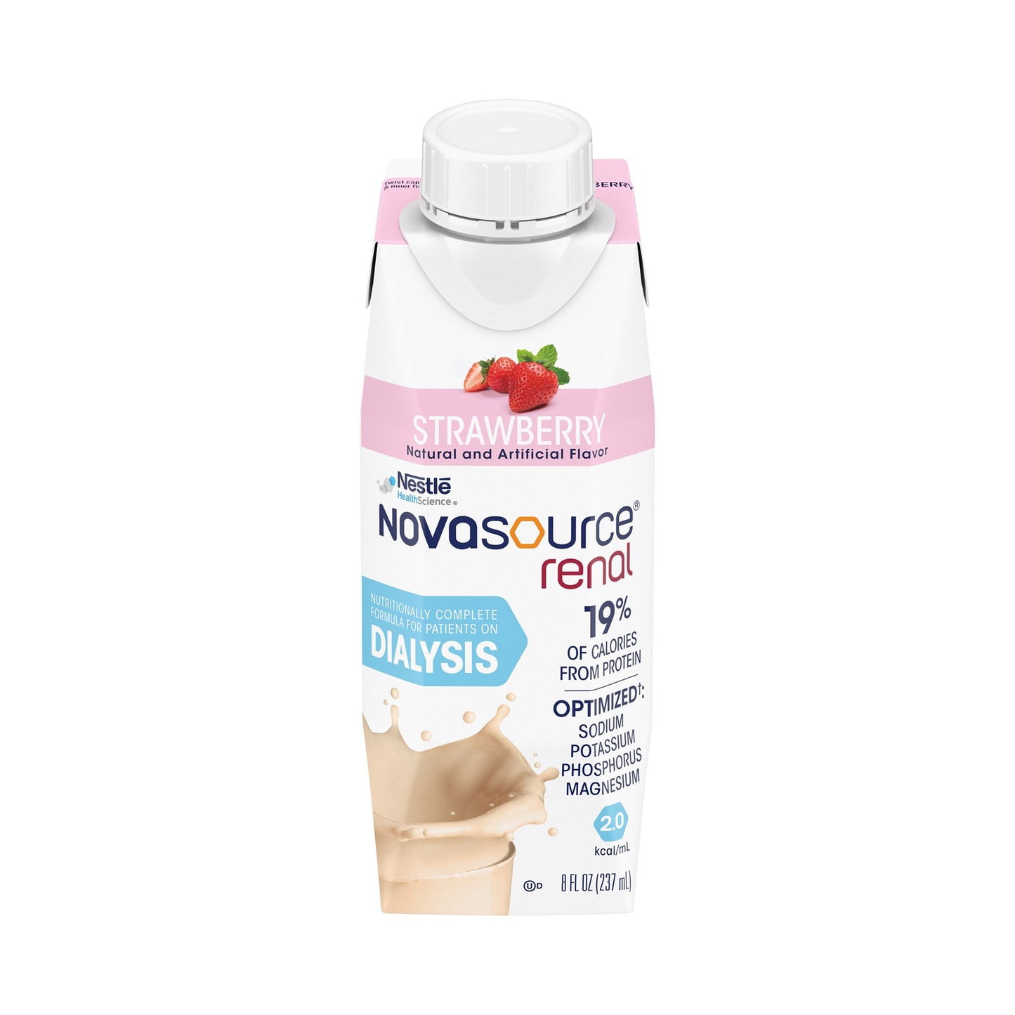NOVASOURCE RENAL, STRWBRY 8OZ