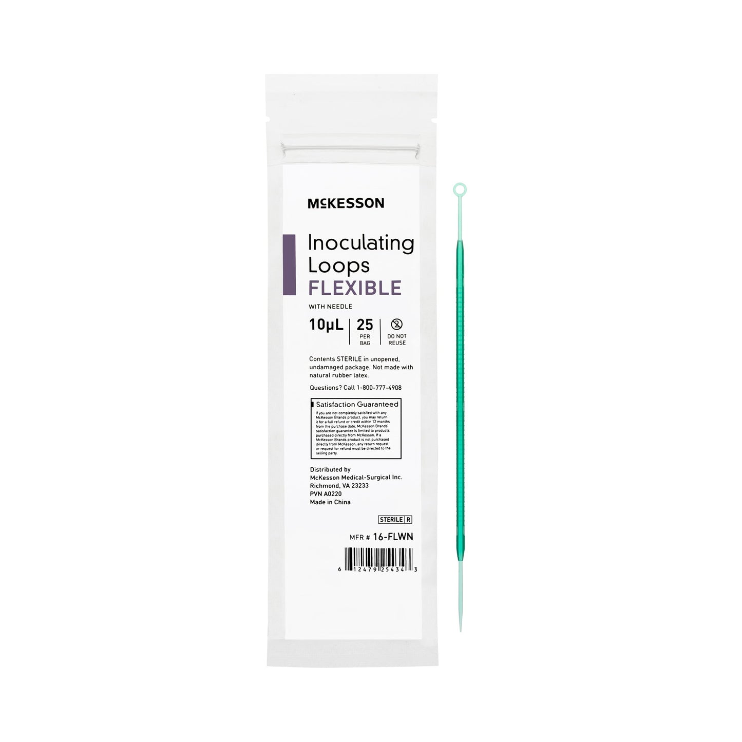 LOOP, INOCULATING FLEX W/NEEDLE 10UL