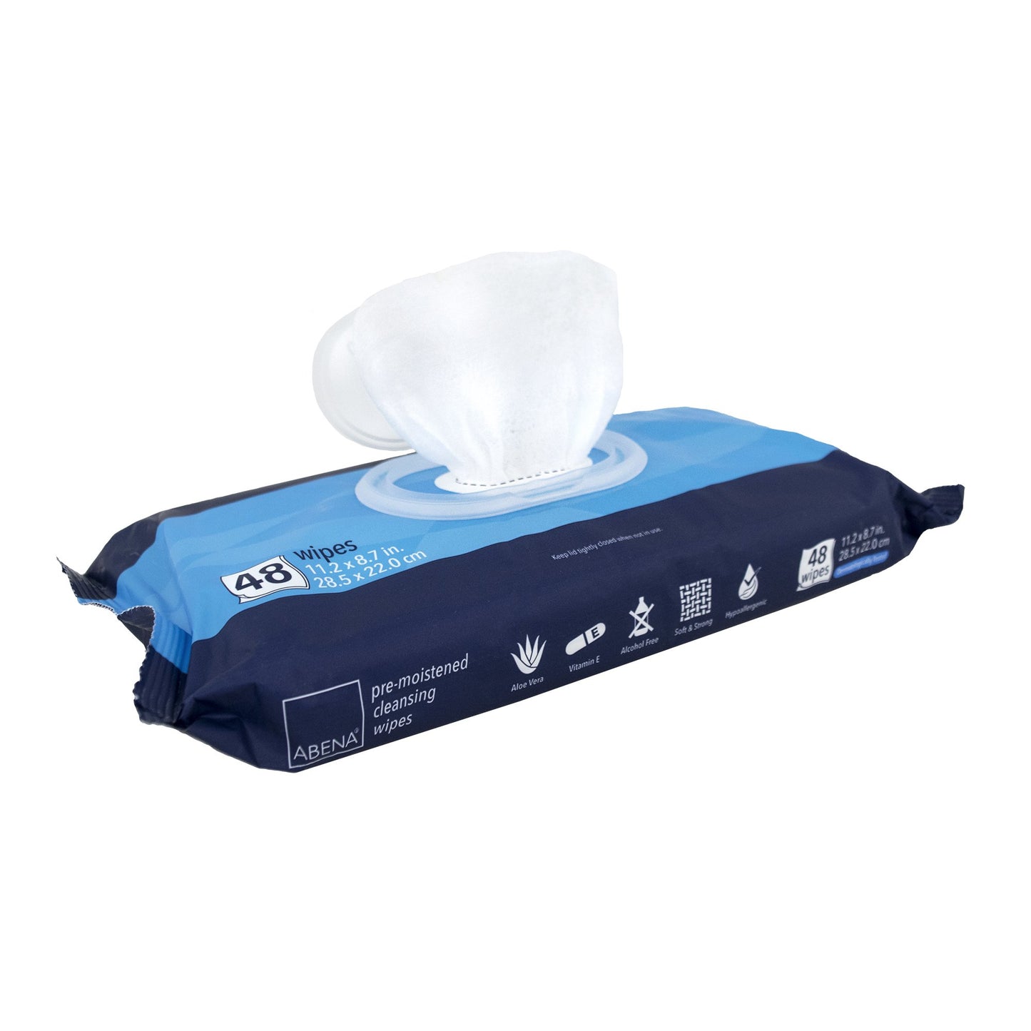 WIPE, CLEANSING INCONT ABENA PRE-MOISTENED