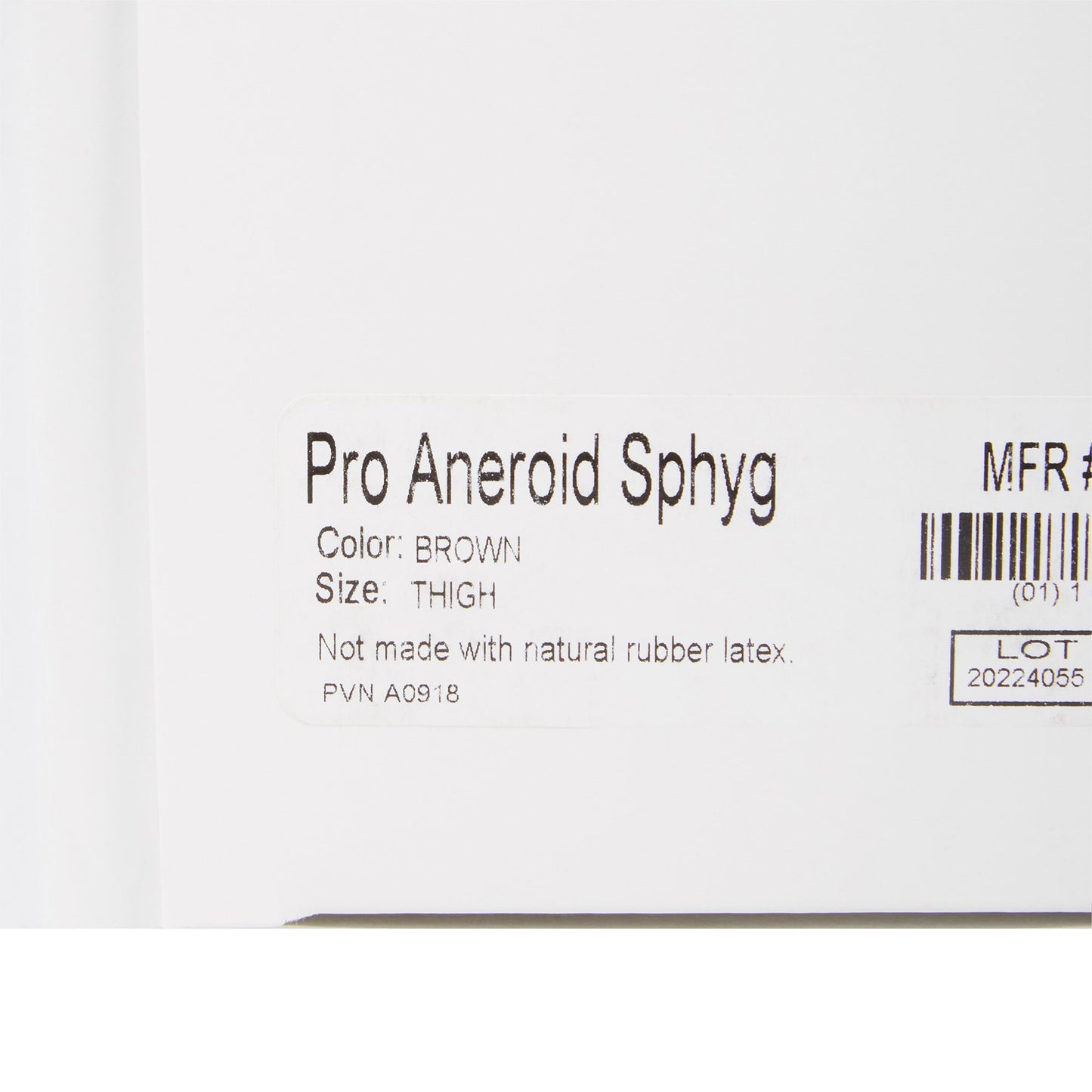 SPHYGMOMANOMETER, ANEROID PROLF THIGH BROWN