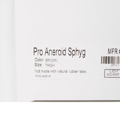 SPHYGMOMANOMETER, ANEROID PROLF THIGH BROWN