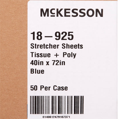 SHEET, STRETCHER 2PLY/POLY BLU40X72