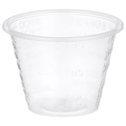 CUP, MED GRAD W/LIP 1OZ