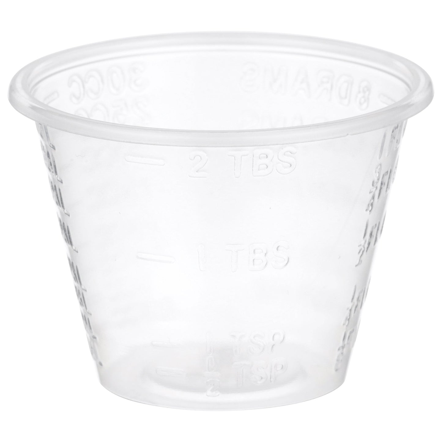 CUP, MED GRAD W/LIP 1OZ
