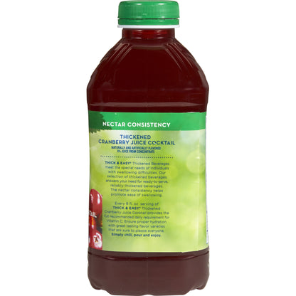 THICK&EASY, THICKENED CRANBERRY NECTAR 48OZ