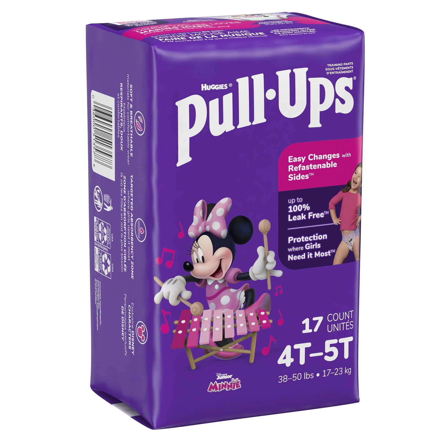 PANTS, TRAINING PULL-UPS LEARNING DESIGN GIRL 4T-5T