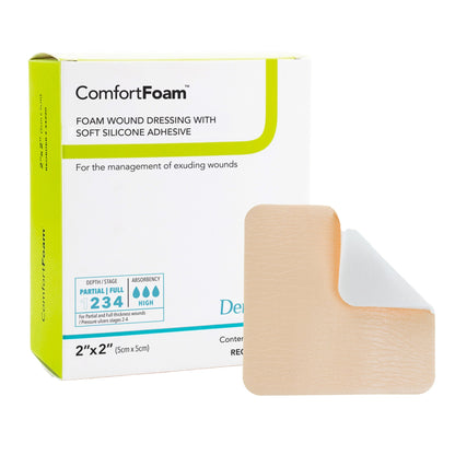 DRESSING, COMFORT FOAM 2"X2"
