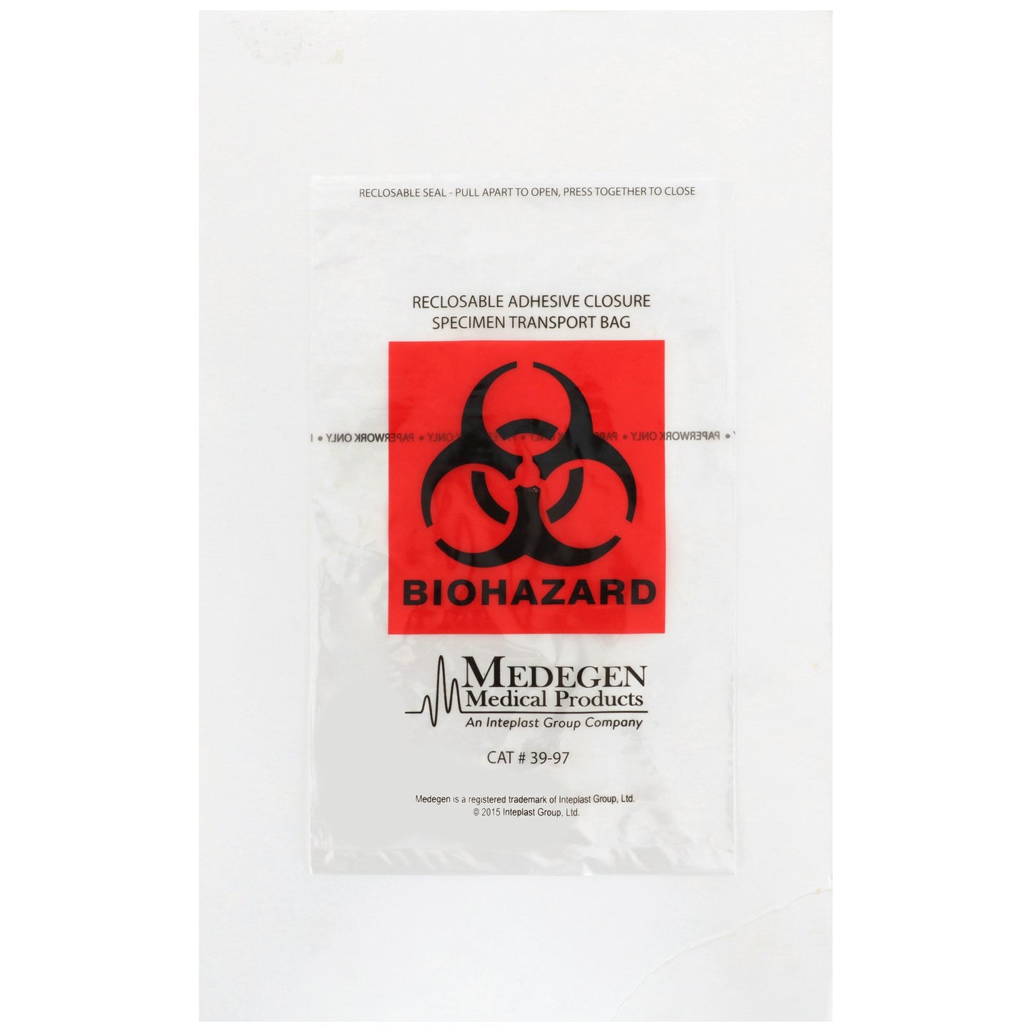 BAG, SPCMN TRANSPT 6"X10"