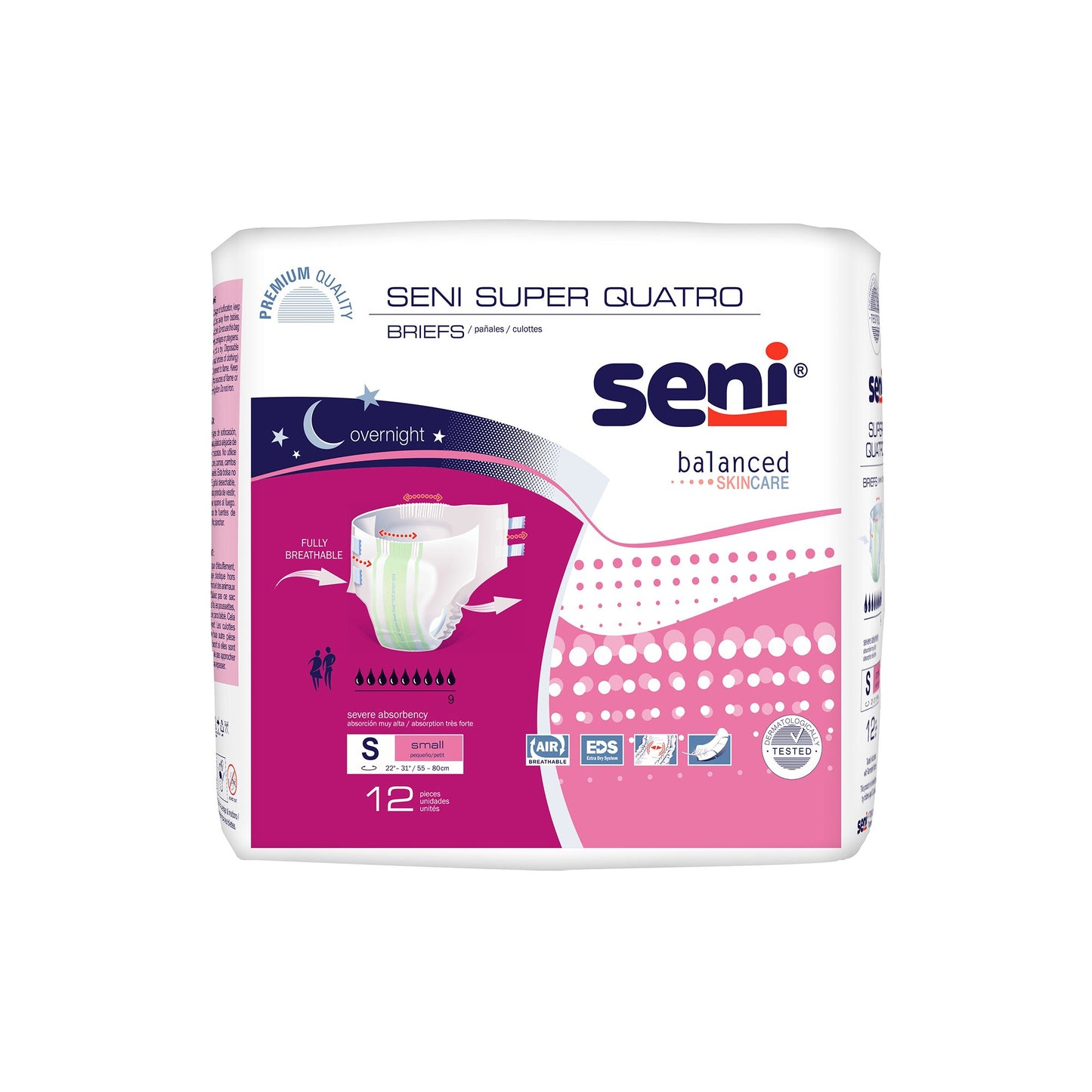 BRIEF, INCONT SENI SUPER QUATRO SM 22"-31"