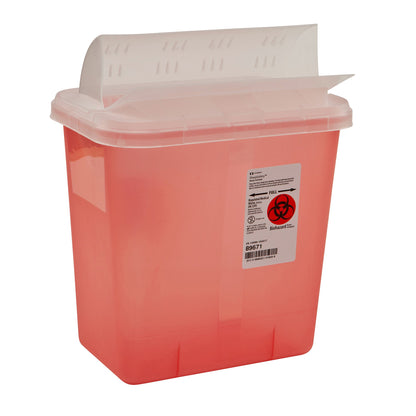 CONTAINER, SHARPS RED 2GL