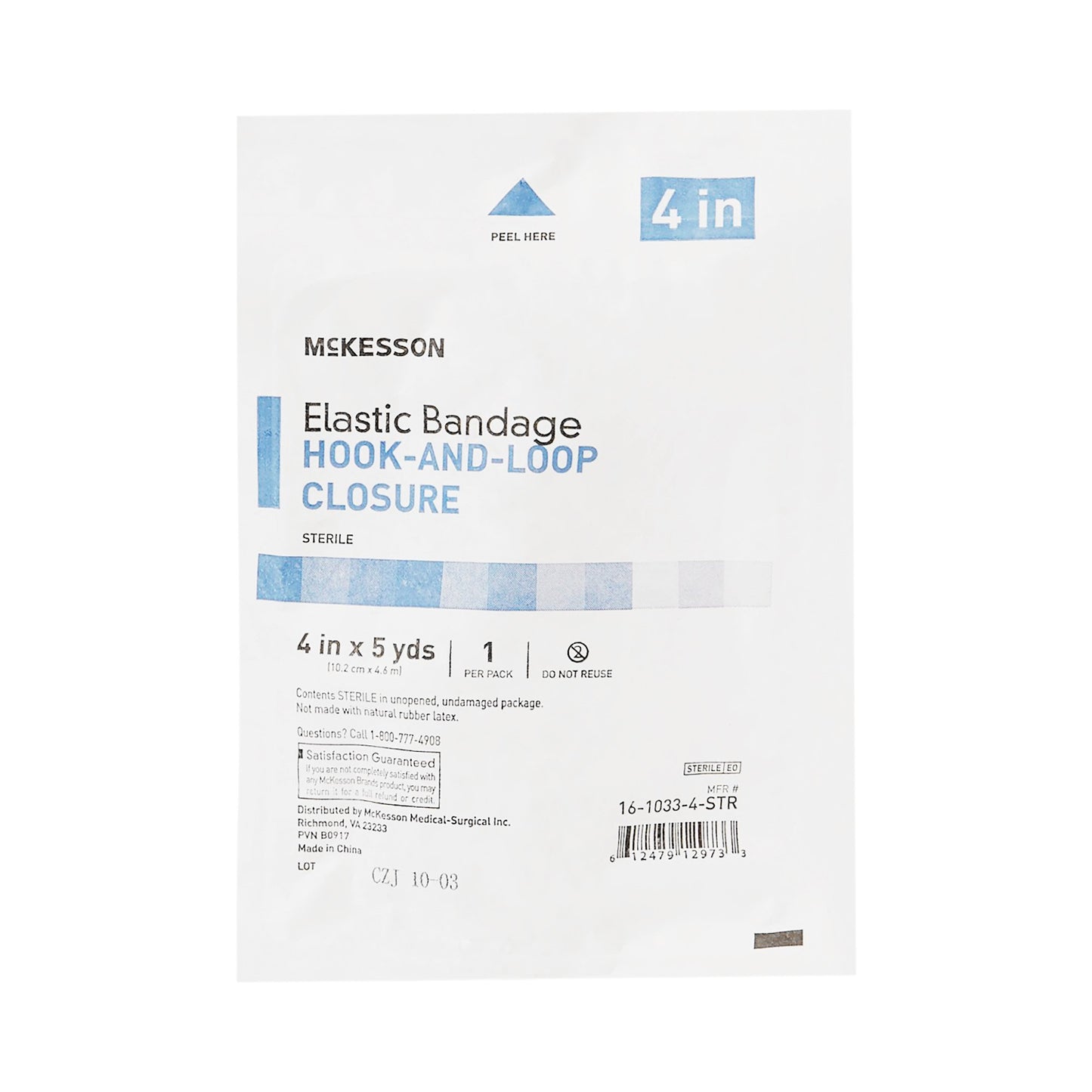 BANDAGE, ELAS SLF-CLSR PREM STR LF 4"